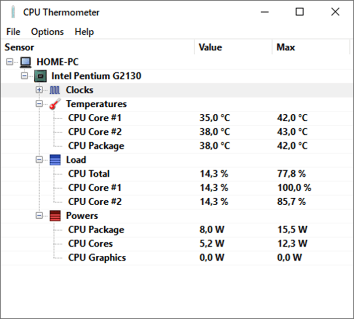 CPU Thermometer