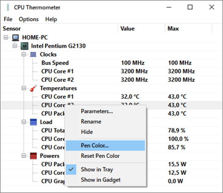 CPU Thermometer